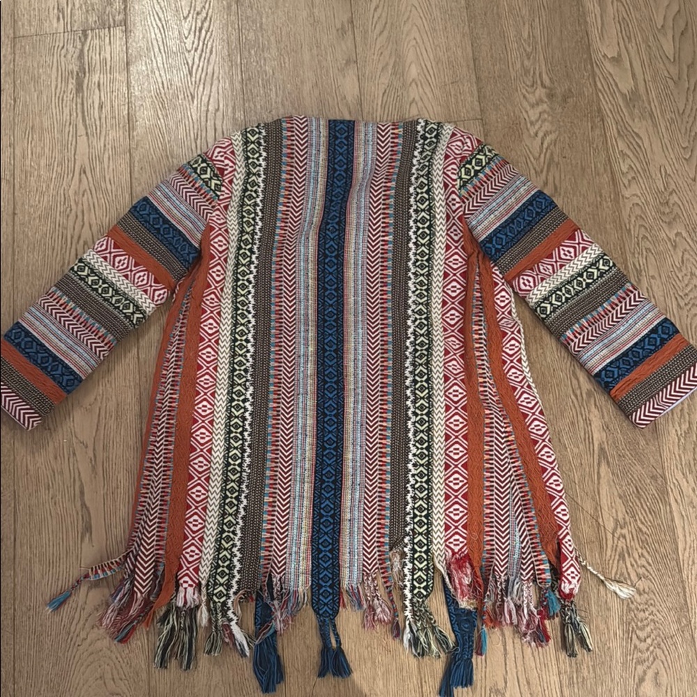 Zara Multicolor Patterned Blazer - Picture 4 of 4